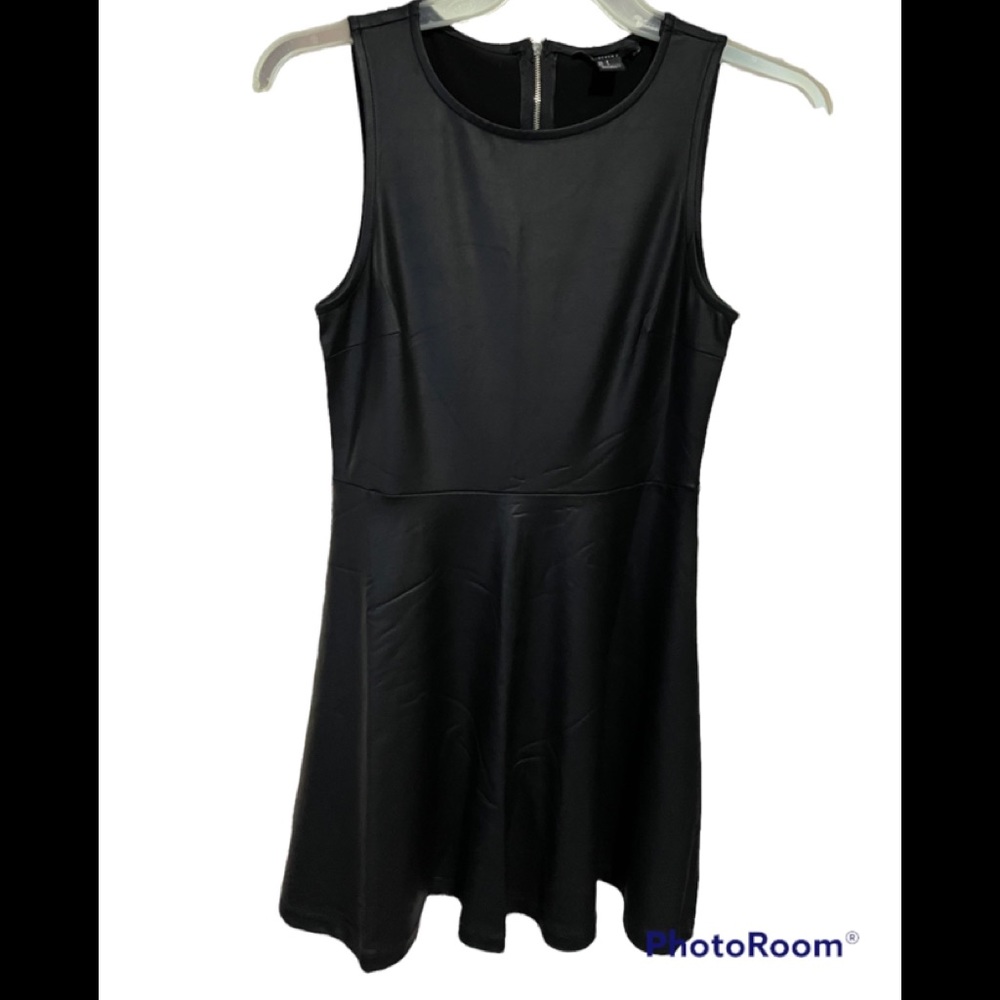 Forever 21 Faux leather dress